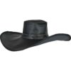Alatriste Genuine Leather Hat - Black