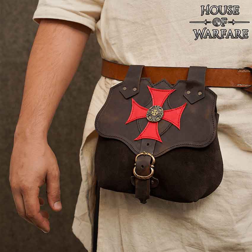 Leather Crusader Belt Bag
