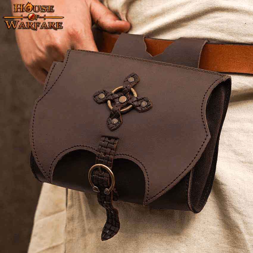 ✓ Leather Sorcerer Belt Bag Genuine and Stylish Accessory for Medieval  Enthusiasts
