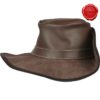 Flandes Leather Hat - Brown