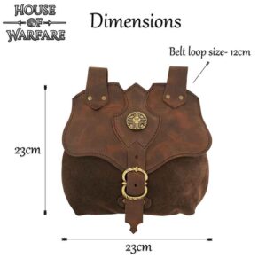 Medieval Mercenary Handcrafted Belt Bag