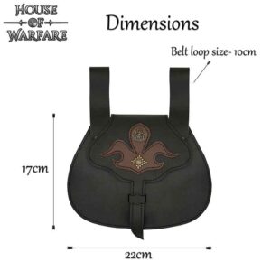 Burglar Medieval Leather Belt Bag