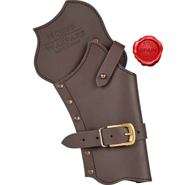 Cowboy Holster for Pistols and Revolvers - Brown