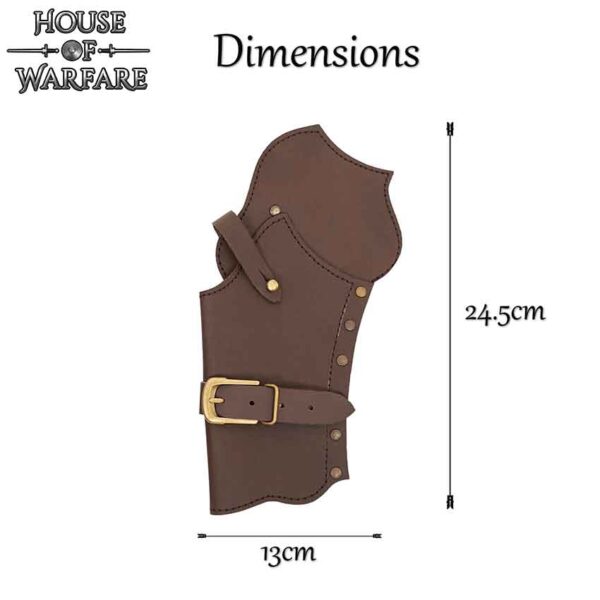 Cowboy Holster for Pistols and Revolvers - Brown