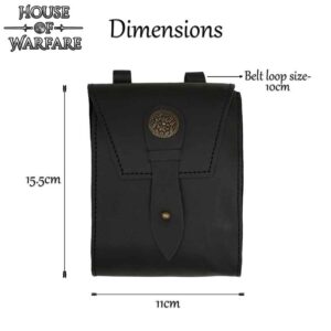 King’s Archer Genuine Leather Belt Bag