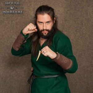 Leather Celtic Bracers
