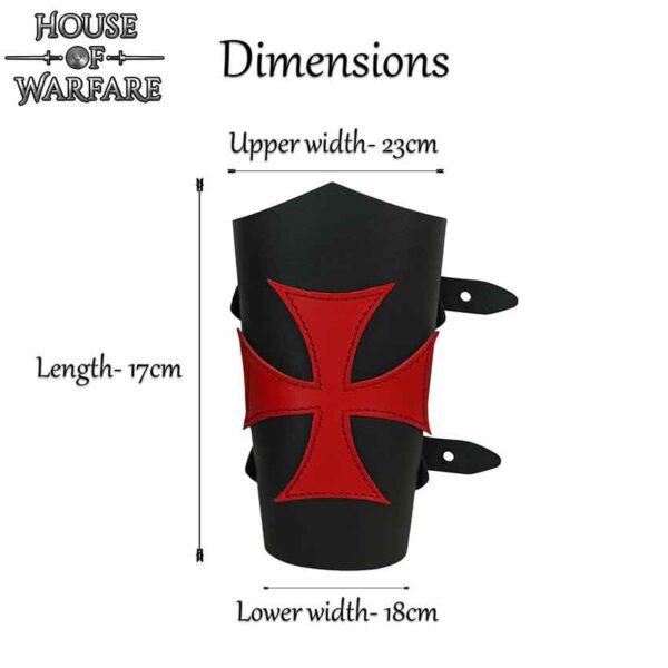 Crusading Warrior Leather Bracers