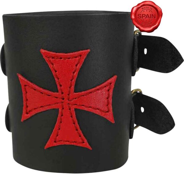 Crusader Leather Wrist Cuffs