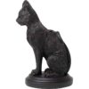 Faust's Familiar Gothic Cat Candlestick