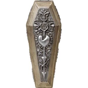 Bride of the Dark Kiss Coffin Trinket Box with Figure