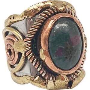 Ruby Fuchsite Fantasy Ring