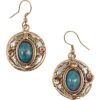 Blue Apatite Medieval Earrings