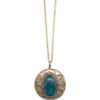 Blue Apatite Medieval Necklace