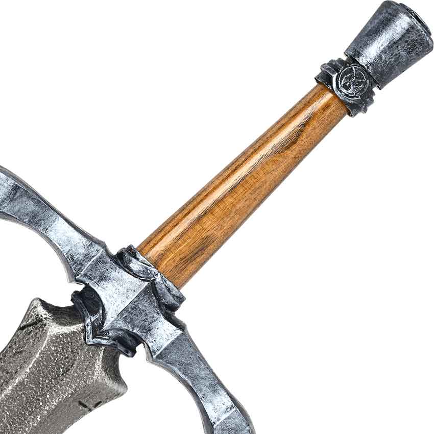Noble's LARP Sword with Wood Grip - Notched