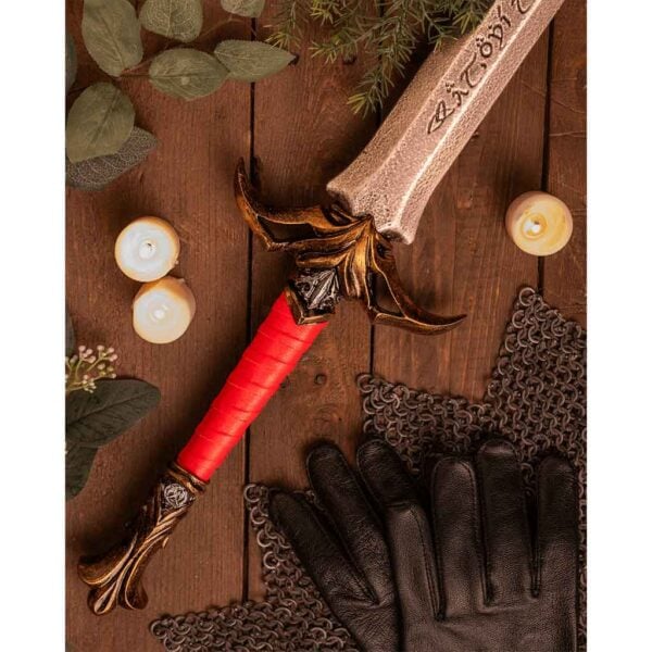 Elven LARP Long Sword - Engraved