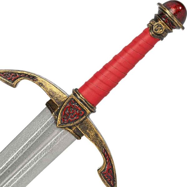 Ruby Gemstreak LARP Short Sword - Normal