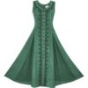 Trinity Celtic Fantasy Dress - Green Jade