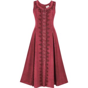 Trinity Celtic Fantasy Dress - Burgundy Wine