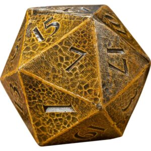 D20 LARP Dice - Brown