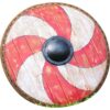 Thegn LARP Shield - Red/White - 80 cm