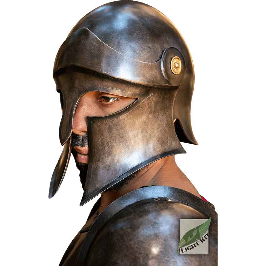 how to make a greek war helmet