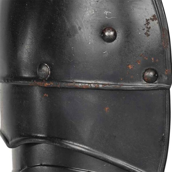 Small Blackened Markward Spaulders - 2nd Quality