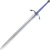 Sapphire Gemstreak LARP Long Sword - Notched