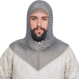 Stainless Steel Butted Chainmail Coif