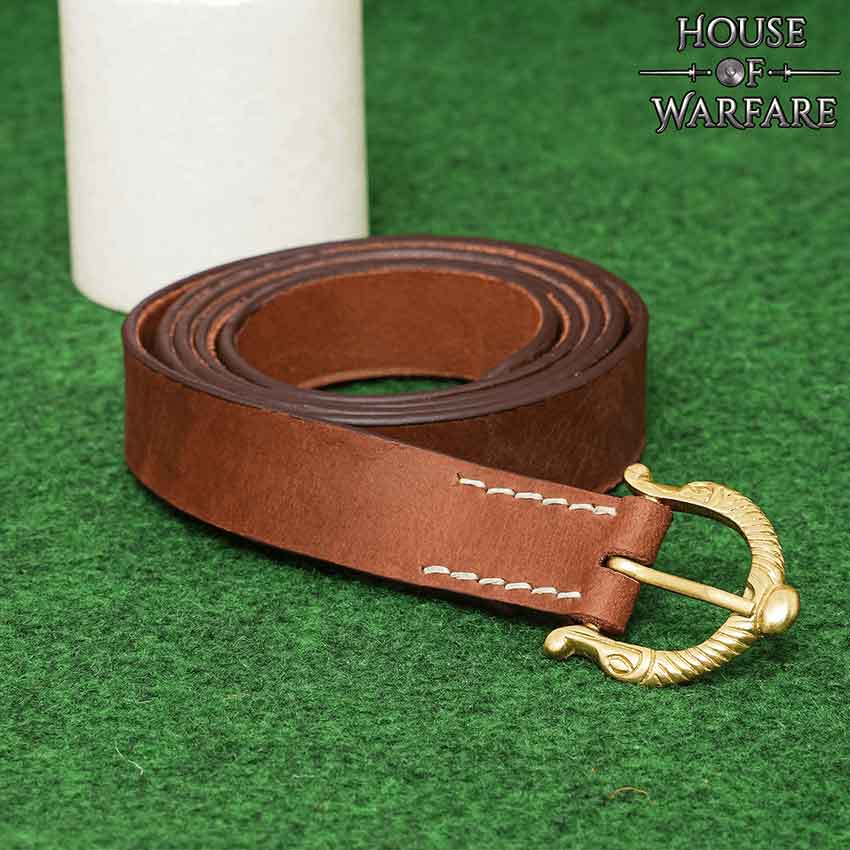 Medieval Leather Belt Brown