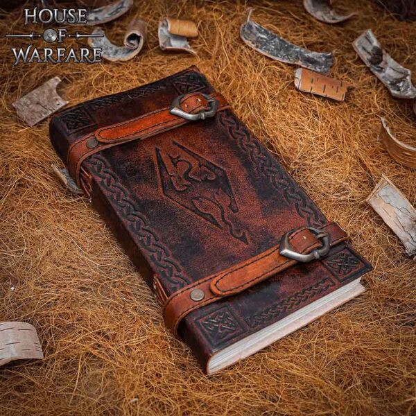 Celtic Dragon Leather Journal