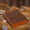 Vintage Style Brown Leather Journal