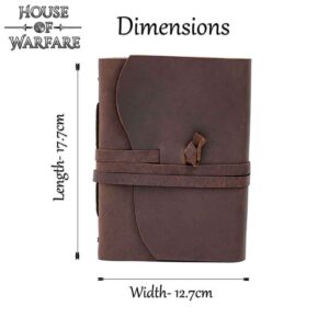 Vintage Style Brown Leather Journal