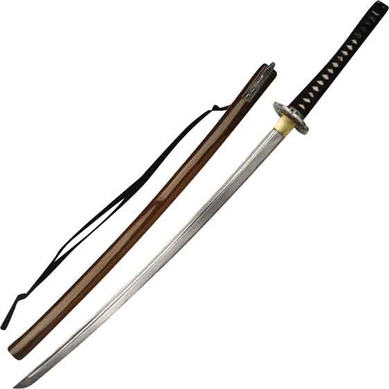 Samurai Sword with Throwing Knife