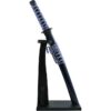 Blue Handle Katana Letter Opener with Stand
