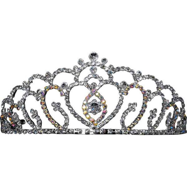 Aurora Crystal Heart Tiara