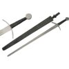 Curved Guard Medieval Sword with Sheath