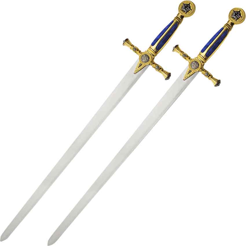 Freemason Sword Set with Display Plaque