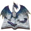 Blue Dragon Summoning Book Statue