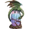 Green Dragon with Egg LED Lamp