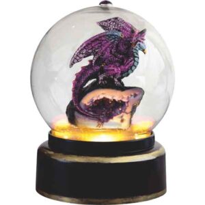 Purple Dragon Air Snow Globe