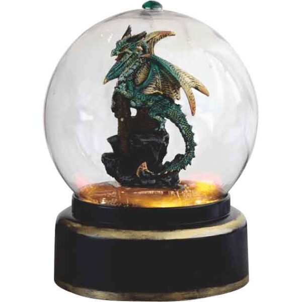 Green Dragon Air Snow Globe