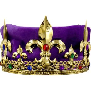 Royal Velvet Gold King's Crown