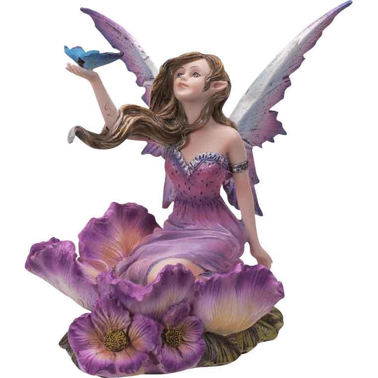 Blessing Fairy with Butterfly Statue