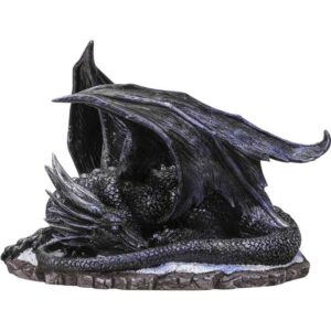 Curious Dark Dragon Statue