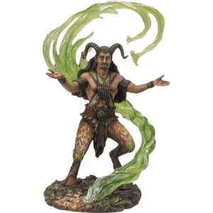 Earth Elemental Wizard Statue