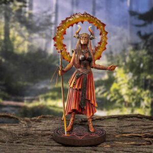 Fire Elemental Sorceress Statue