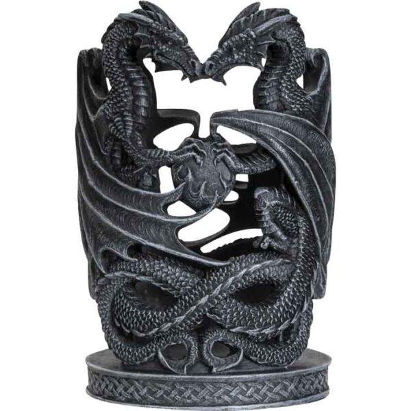 Guardian Dragon Candle and Bottle Holder