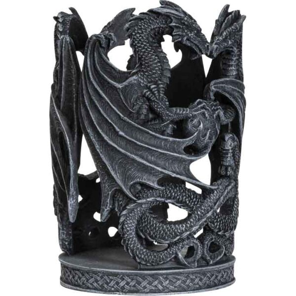 Guardian Dragon Candle and Bottle Holder