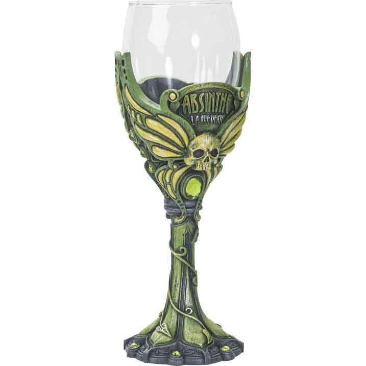 Gothic Absinthe Wine Glass