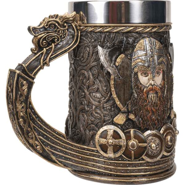 Drakkar Warrior Viking Tankard